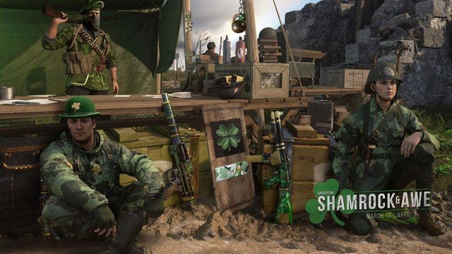 Call of Duty: WWII is running a St. Patrick’s Day event called Shamrock & Awe