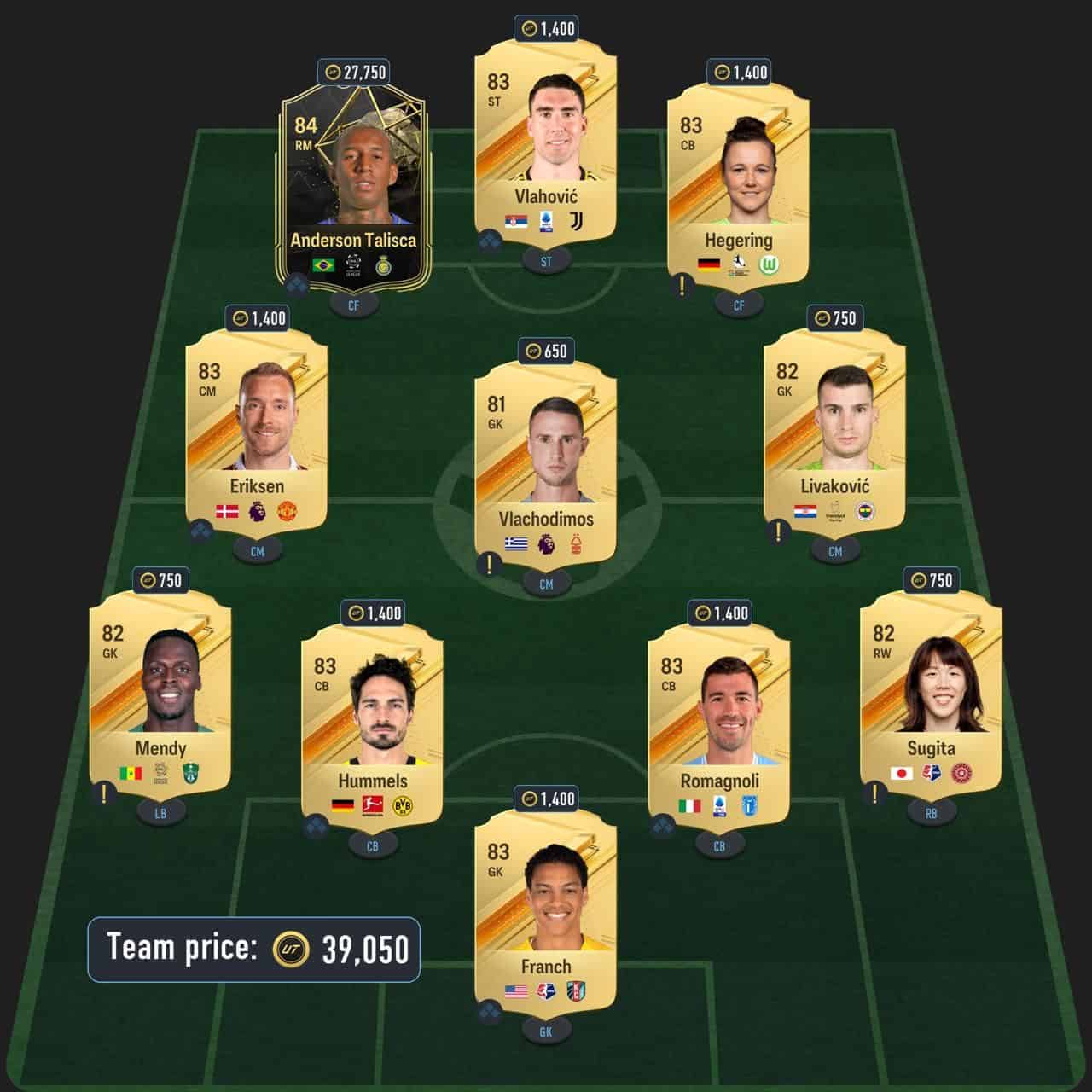 84+ rttk or trailblazers sbc solution fc 24