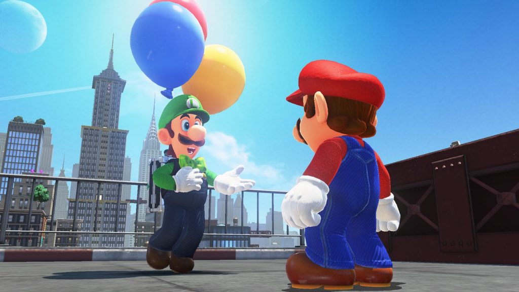 Super Mario Odyssey’s free Luigi update is out now