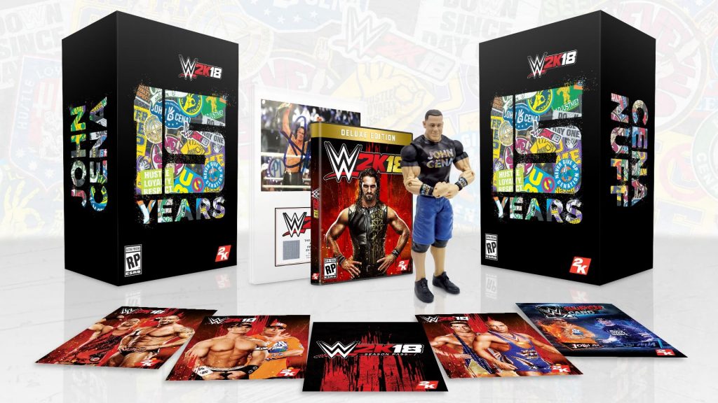 Special edition of WWE 2K18 with a John Cena action figure costs a mere £130