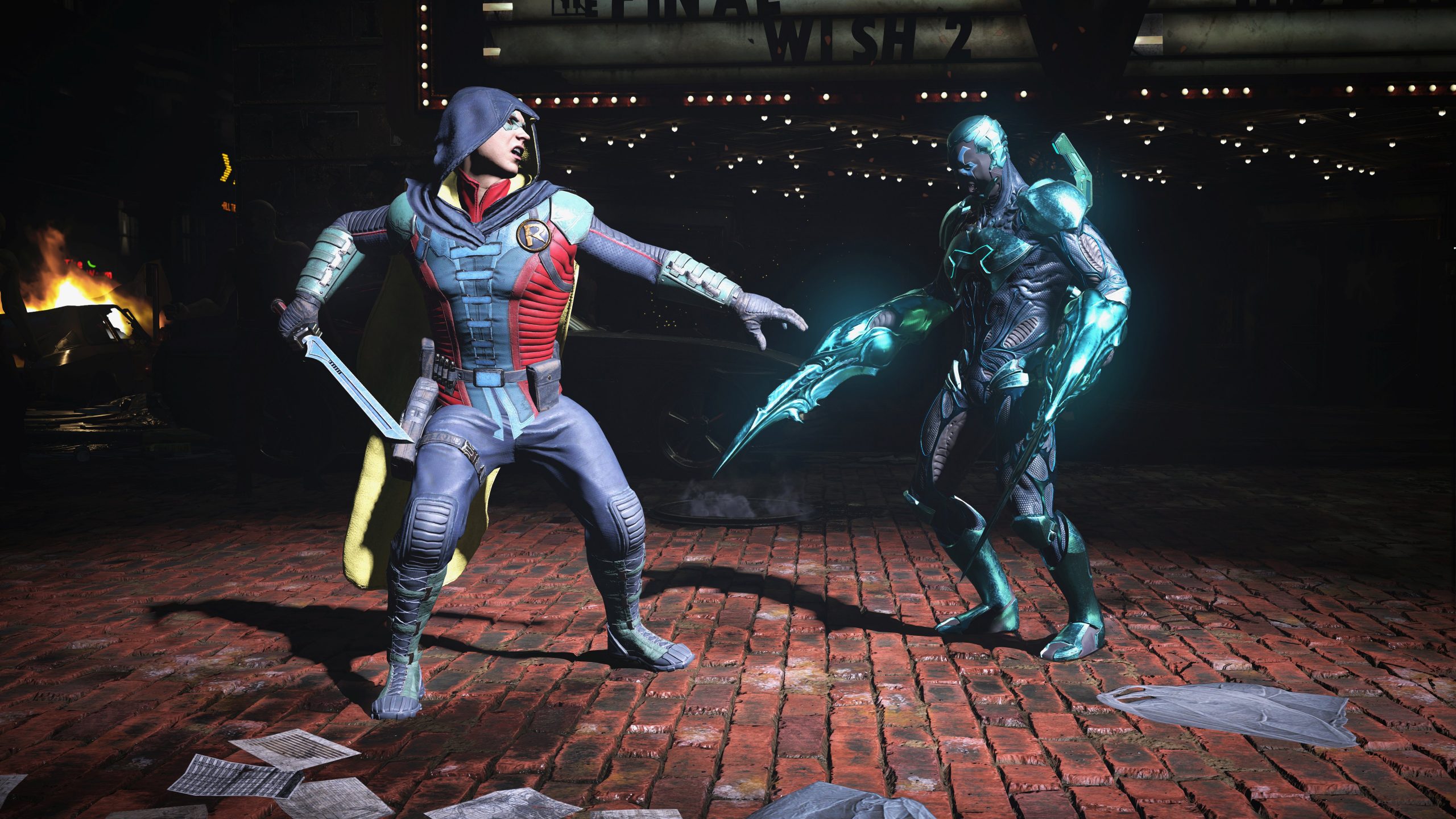Injustice 2 Robin gameplay video features dialogue fitting for daytime TV