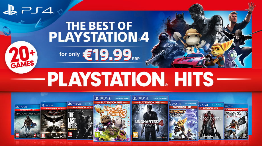 PlayStation Hits range announced for PS4