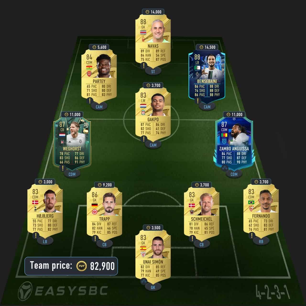 93+ shapeshifters or futties player pick sbc fifa 23 solution 86-rated squad