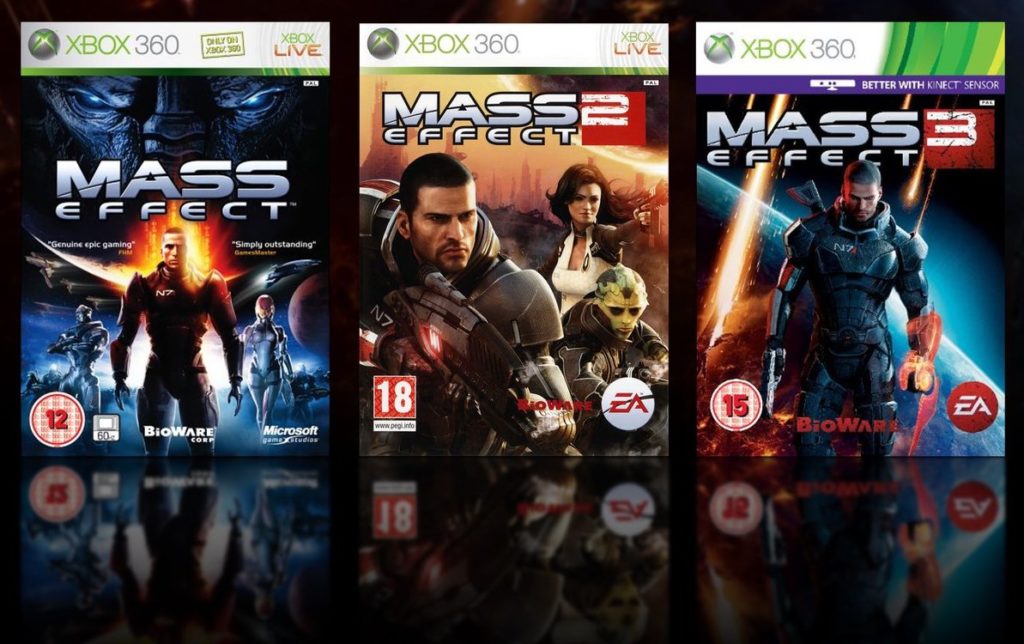 Mass Effect trilogy is now on Xbox One backwards compatibility