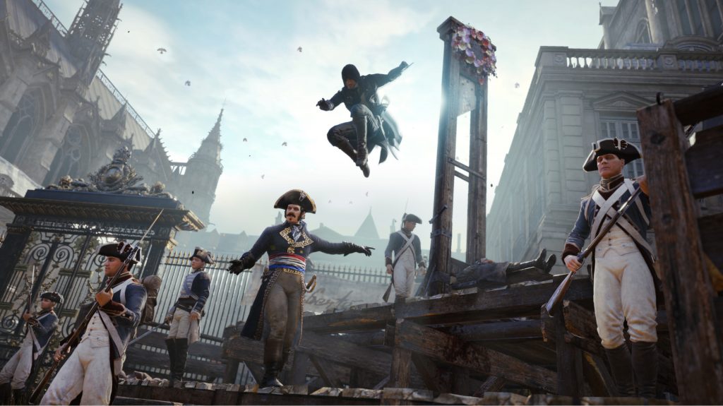 Assassin’s Creed Unity topped the charts across the world last month