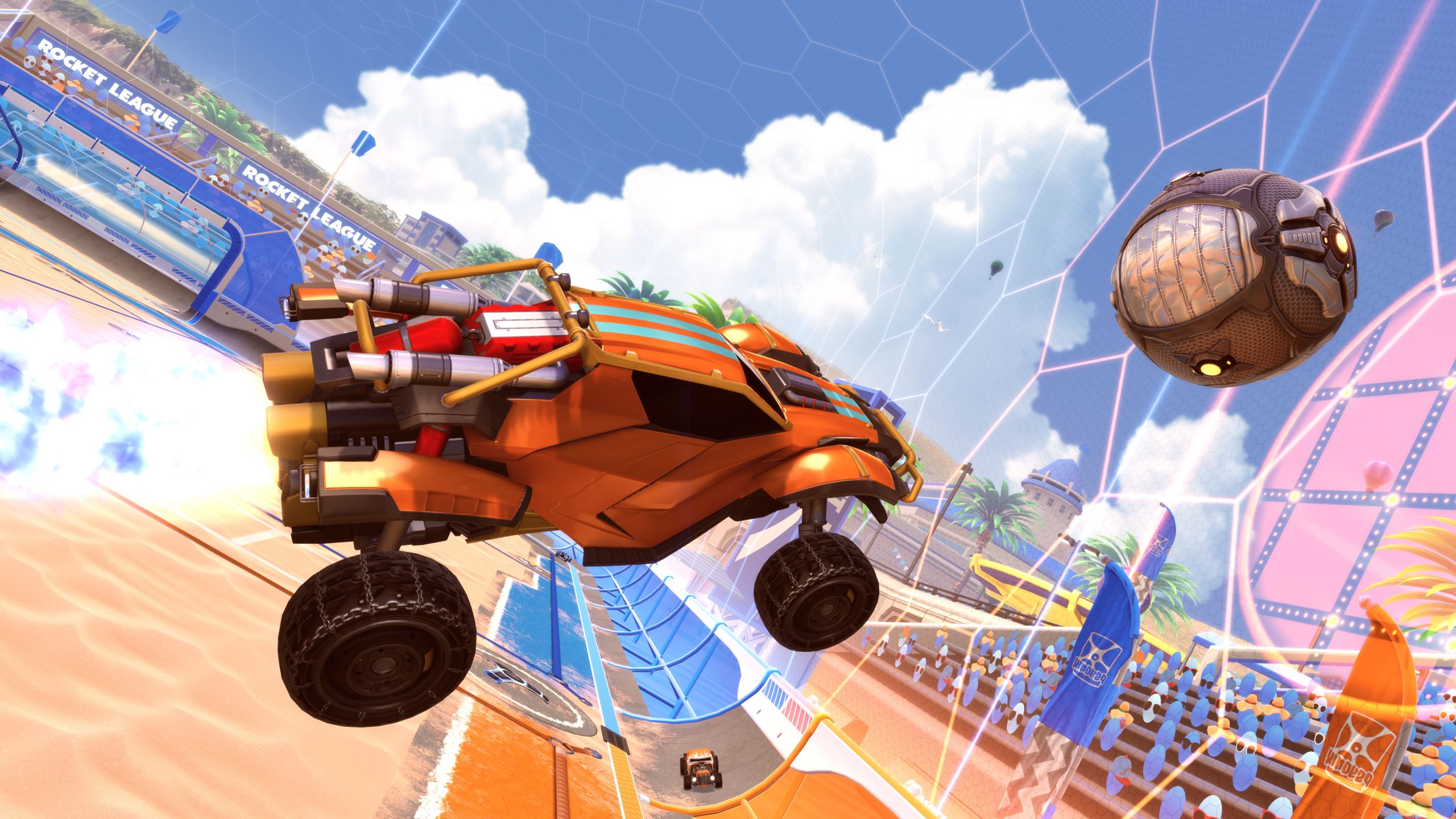 Free Rocket League update adds a beachy map