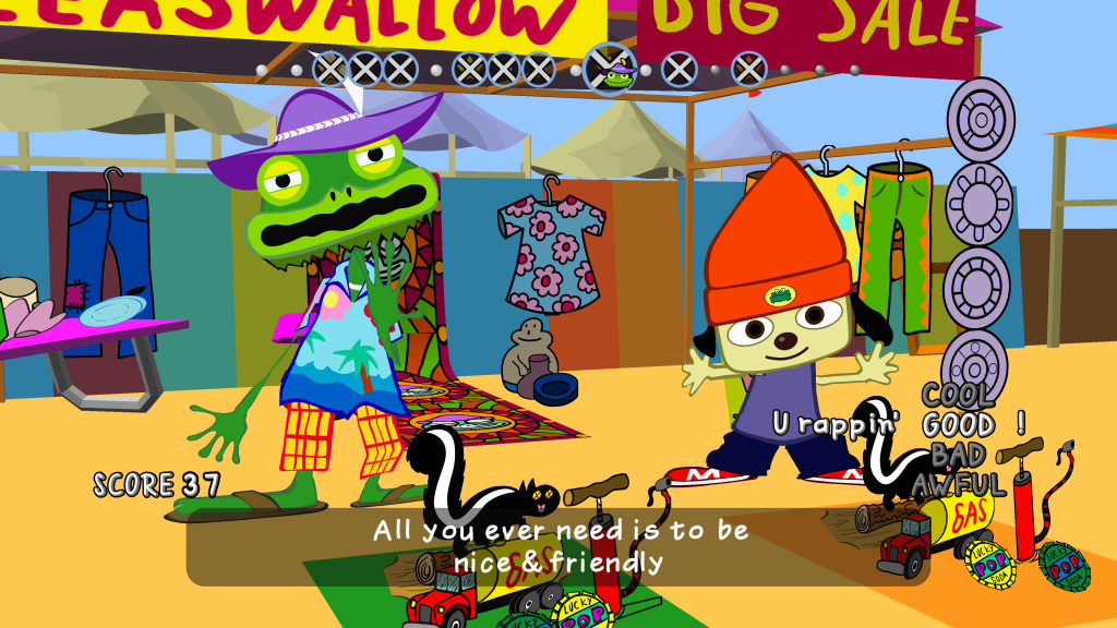 PaRappa The Rapper Remastered will release April 4