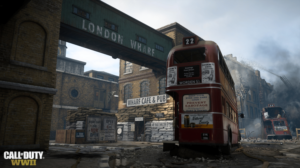 Call of Duty: WWII’s London multiplayer map and Gridiron mode revealed