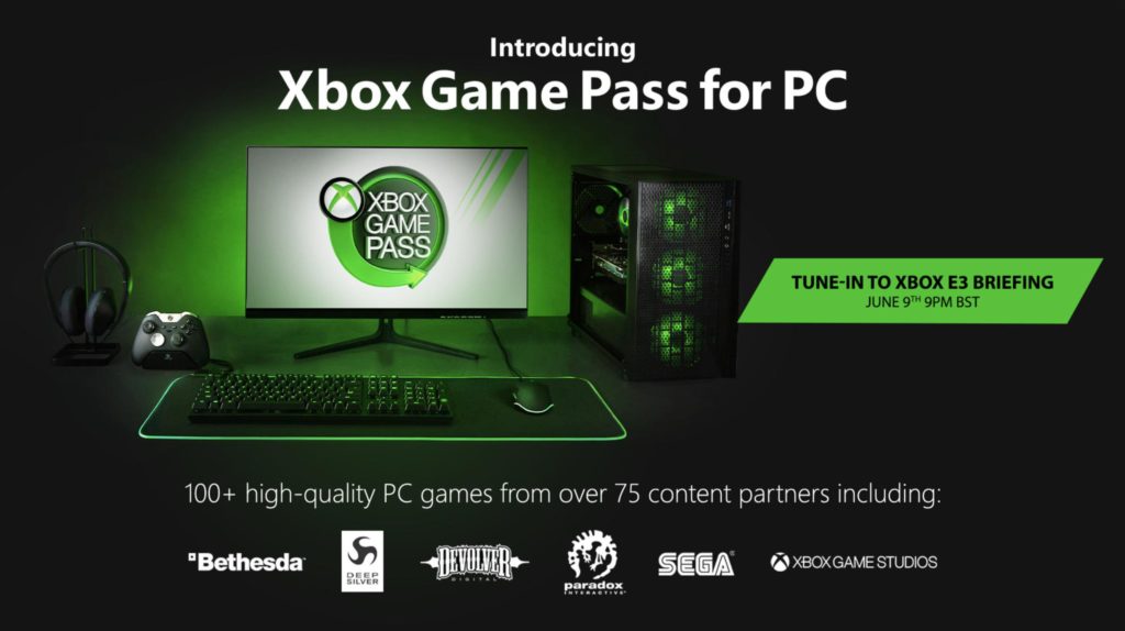 Microsoft announces Xbox Game Pass for PC