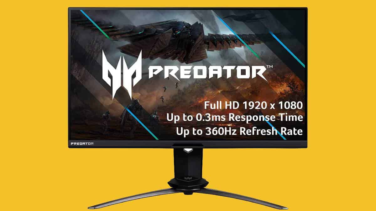 SAVE OVER $180 on this 360hz Acer Predator gaming monitor – Amazon Gaming Week deal