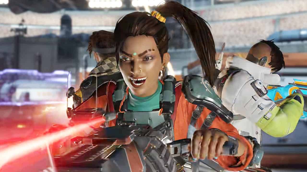A thrilling Apex Legends Breakout gameplay featuring players armed with guns, available for viewing on Twitch Drops.