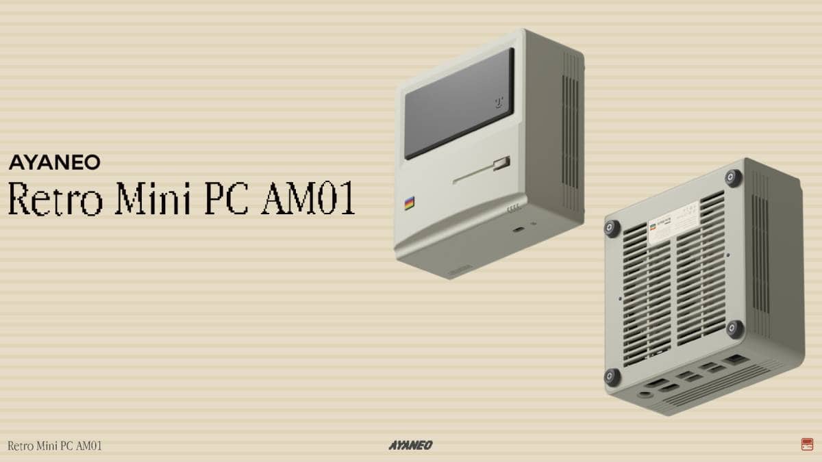 AyaNeo launches Retro Mini PC AM01 with pre-orders now live