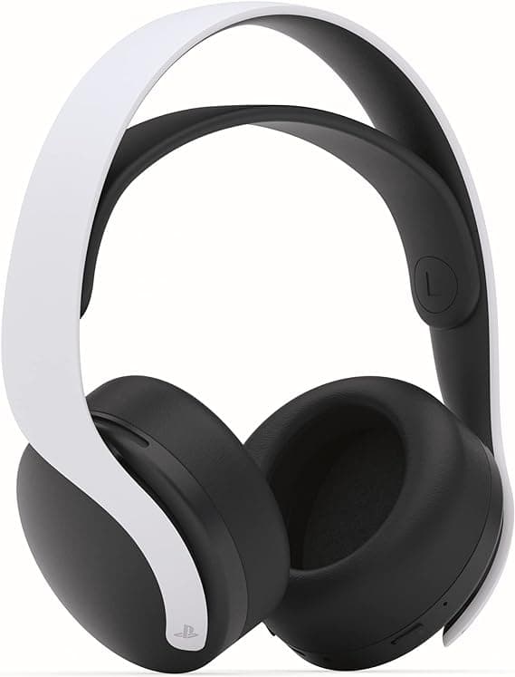 A pair of white and black headphones on a white background. The Auto Draft keywords are not relevant for this description.