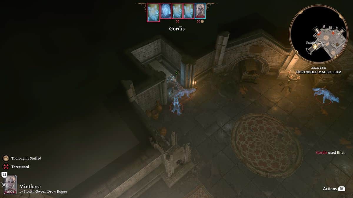 Baldurs-Gate-3-Revive-Dogs-Durinbold-Mausoleum-Dog-Fight