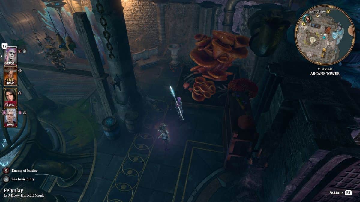 A screenshot of a scene in a video game to help Omeluum.
