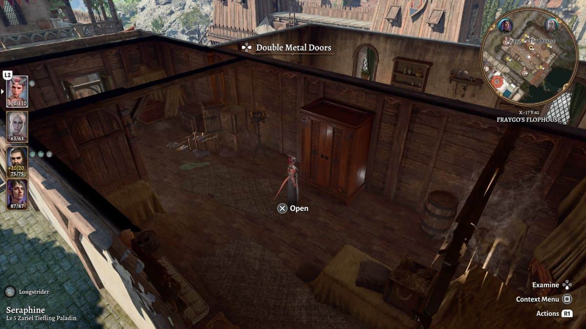 Baldurs-gate-3-Strange-Flower-Key-Use-Player-In-Attic-of-Flophouse
