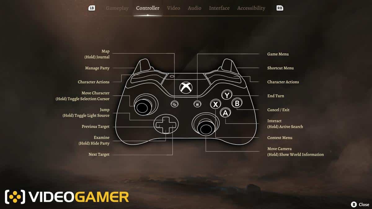 Baldur’s Gate 3 best controller settings for PC