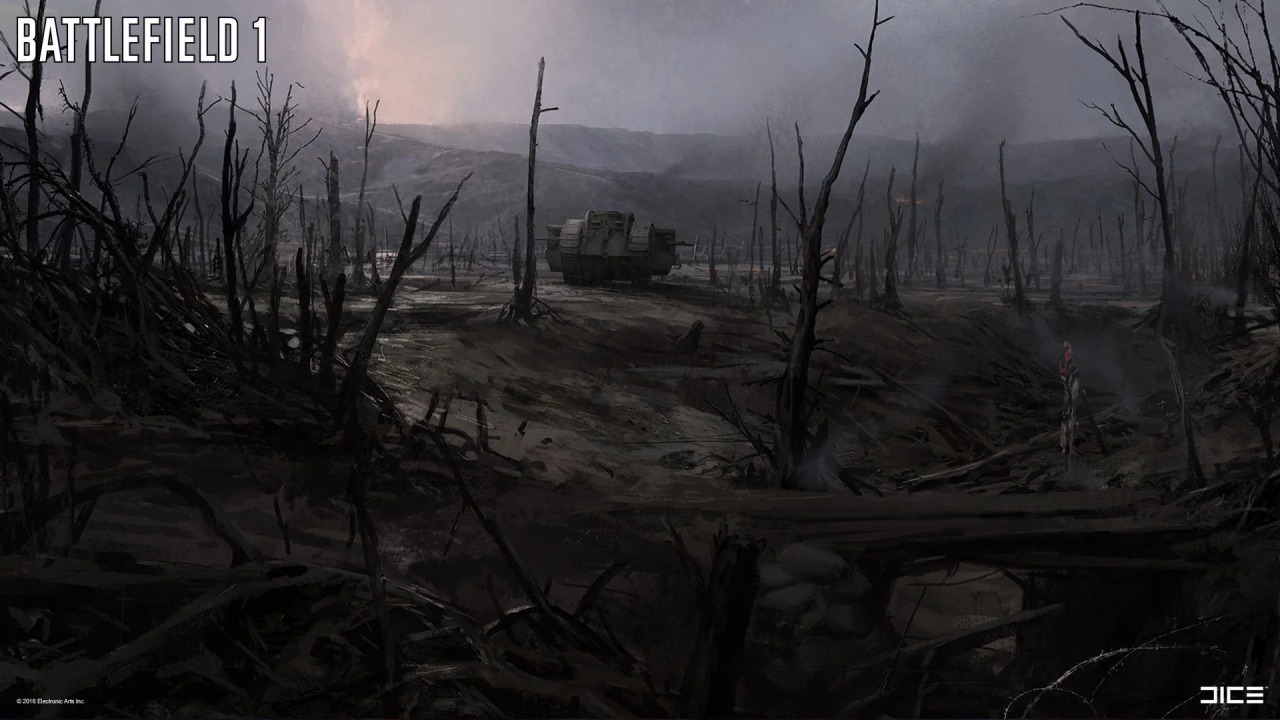Battlefield 1 Trenches Key Art