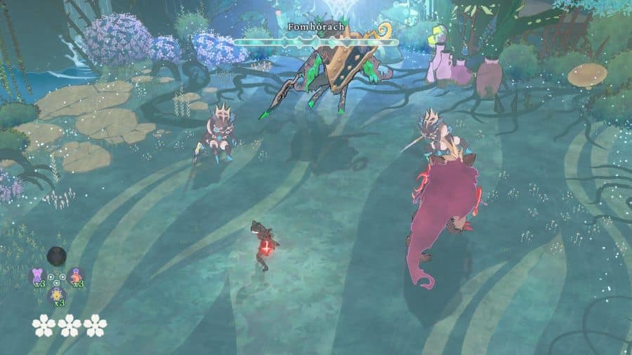 Bayonetta Origins Fomhorach encountered with minions