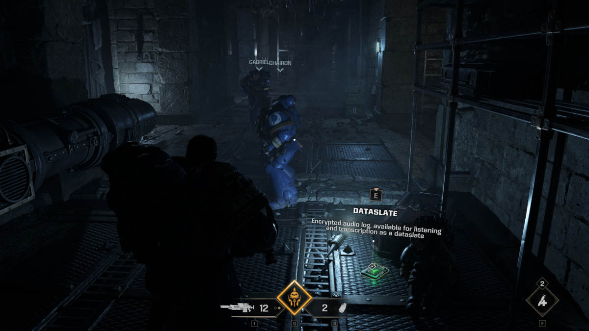 Space Marine 2 Dataslate location: a Dataslate from the Bellum Sempiternus campaign mission.