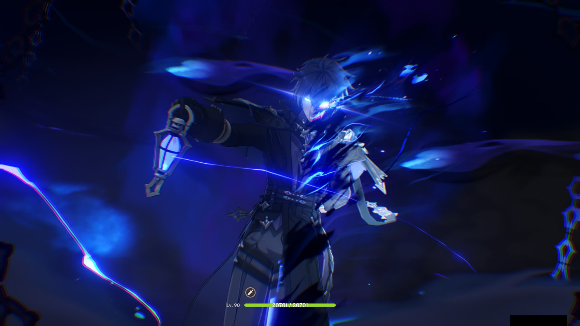 Flins using his Elemental Burst in Genshin Impact