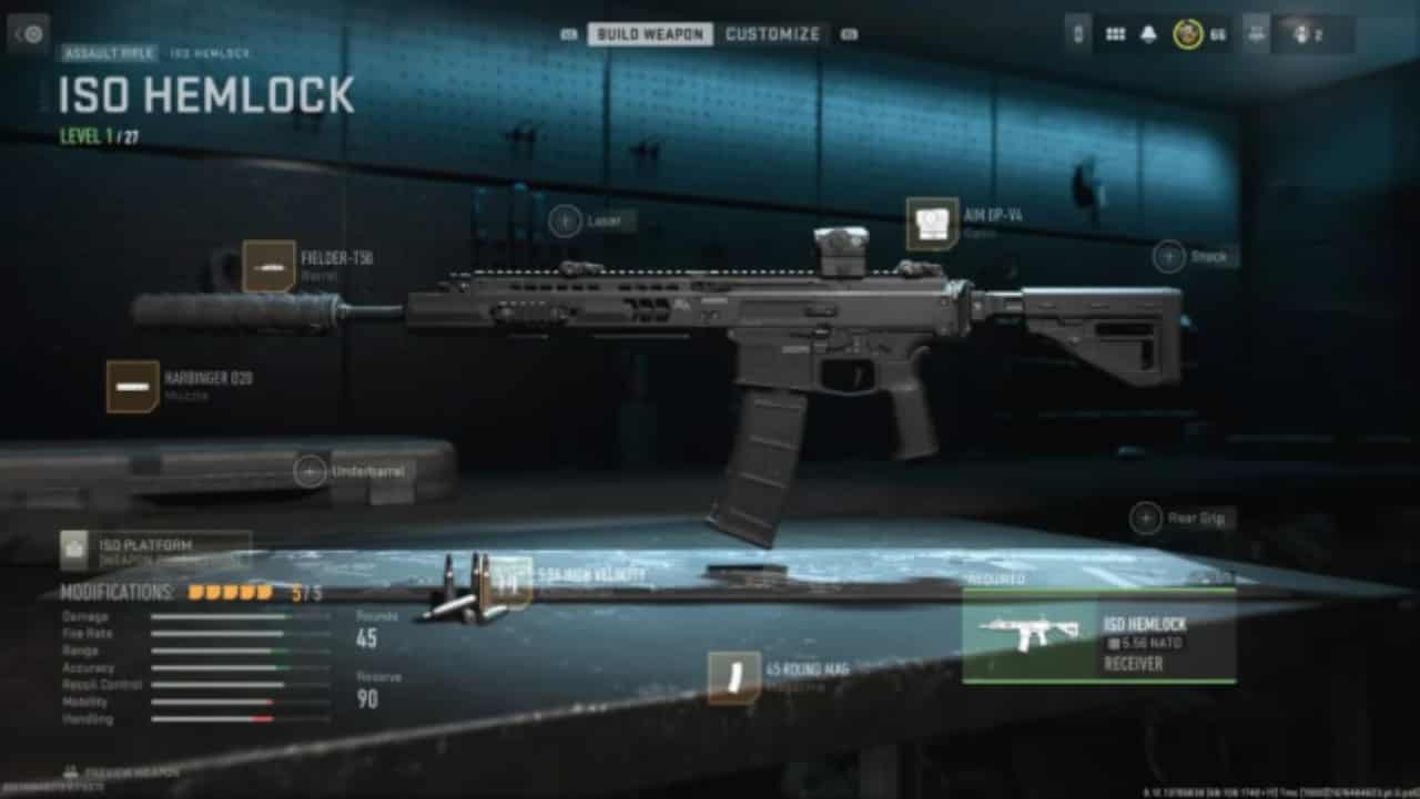 Best ISO Hemlock Loadout In MW2 & Warzone 2: ISO Hemlock in MW2