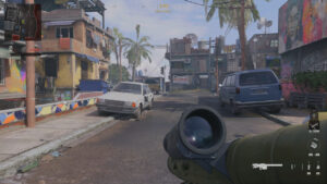 A player sprints with the PILA launcher.