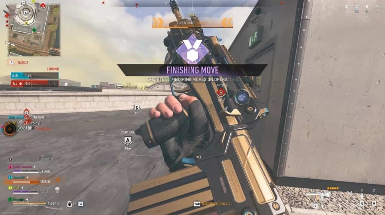 A screenshot featuring the best assault rifles in Warzone 2.