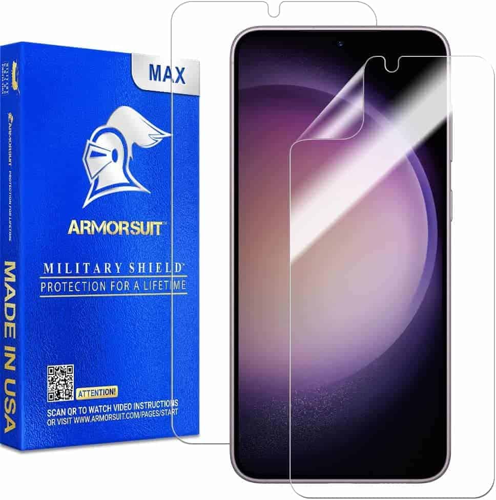 best film screen protector for samsung S23 ArmorSuit militaryshield screen protector