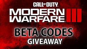 Modern Warfare 3 beta codes giveaway header