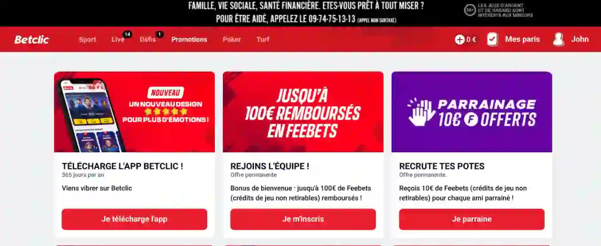 Betclic bonus