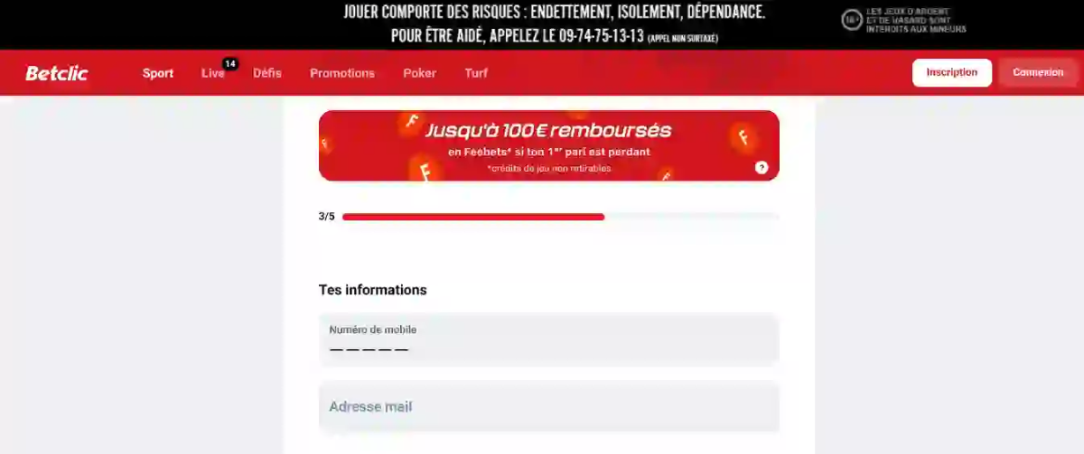 Betclic informations
