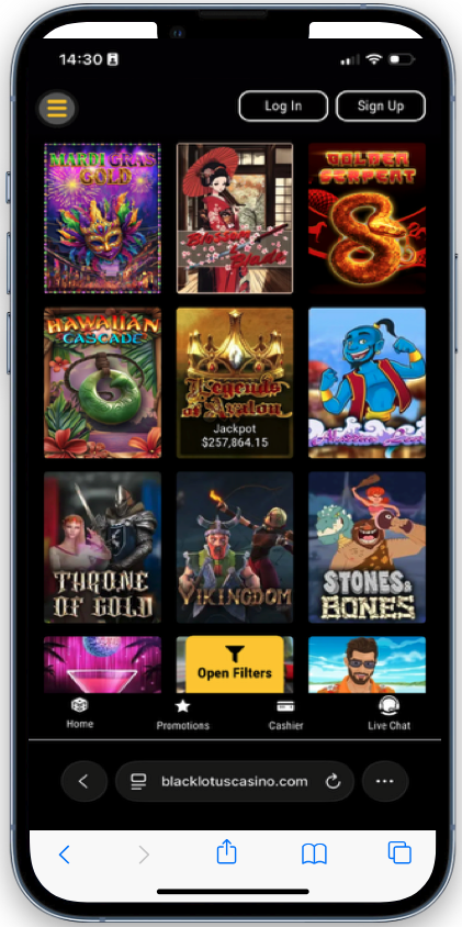 Black Lotus Casino Real Money Slots