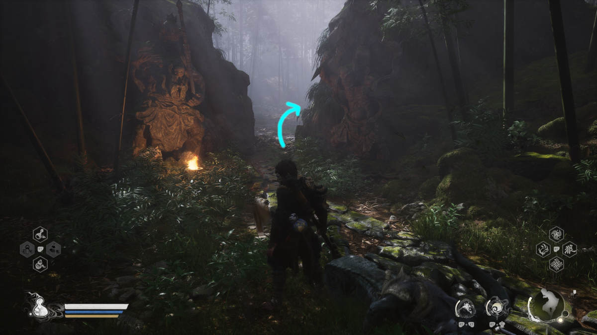 Picture of the Snake trail boss area of Black Myth Wukong.