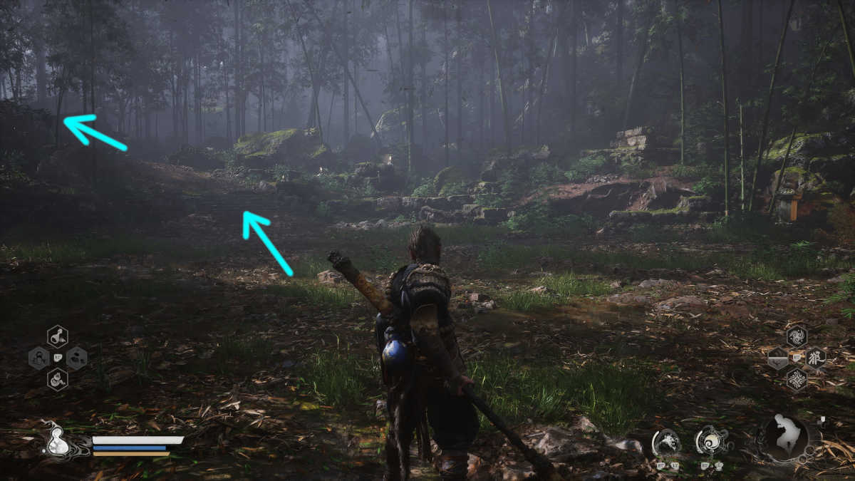 Picture of the Snake trail boss area of Black Myth Wukong.
