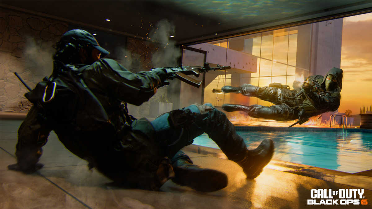 Black Ops 6 beta: Picture of the new mobility feature tested in Black Ops 6 multiplayer beta.