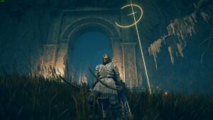 Elden Ring Shadow of the Erdtree Scadutree Blessing locations: tarnished in front of a Miquella's Cross.
