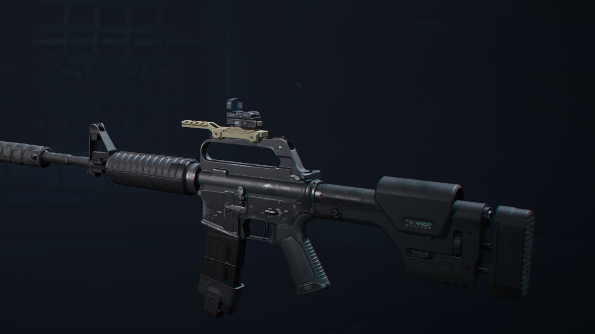 Picture of the CAR-15 in Delta Force.