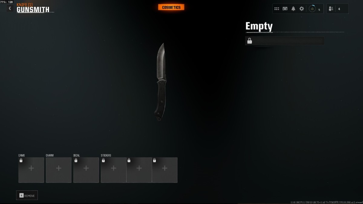 Call of Duty Black Ops 6 Knife Gunsmith