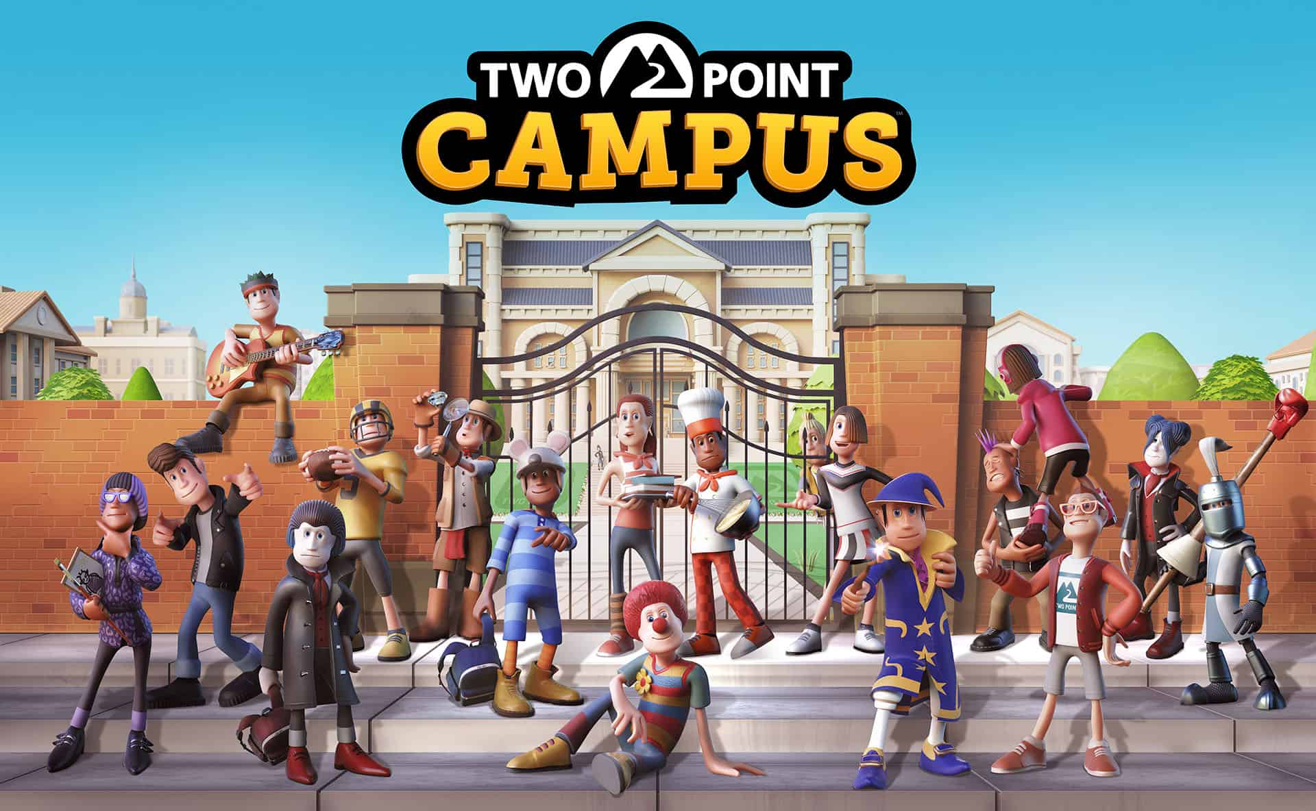 Two Point Campus Key Art