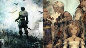 Comp showing Triangle Strategy and Final Fantasy 12.