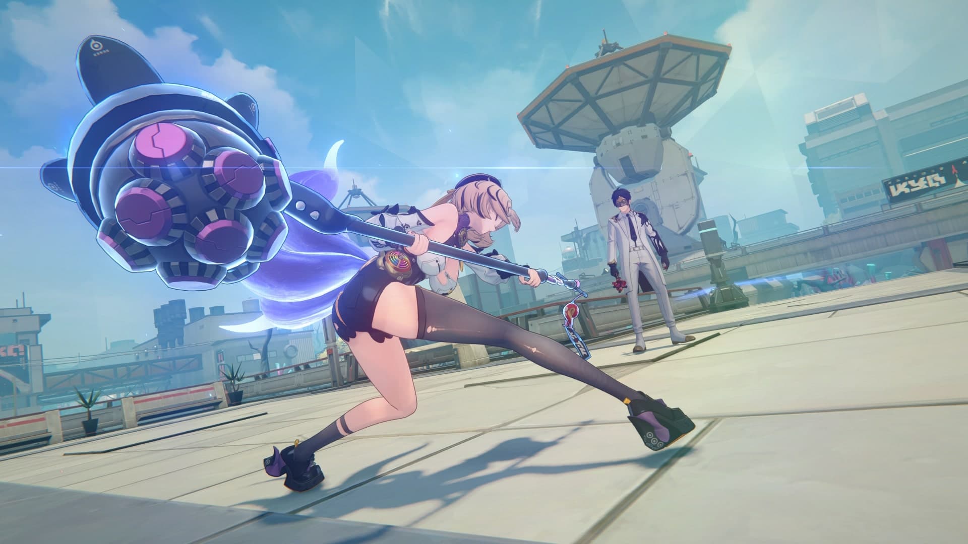 Zenless Zone Zero shows a fighter preparing an attack