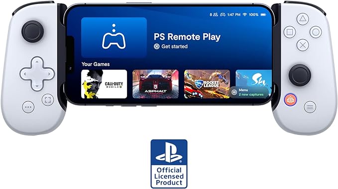 The ps4 remote play controller is shown on an iPhone using Auto Draft.