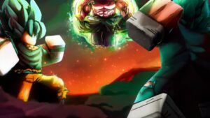 Dragon Blox codes: Goku and Vegeta facing off against Broly