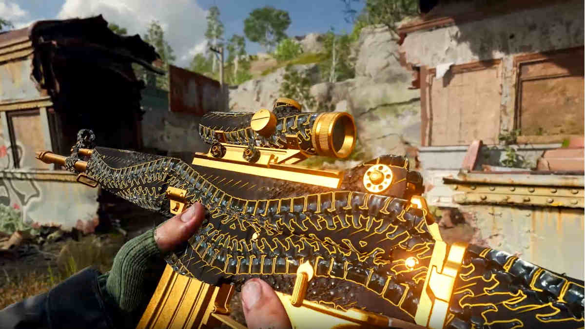 Dark Spine mastery camo from Black Ops 6.