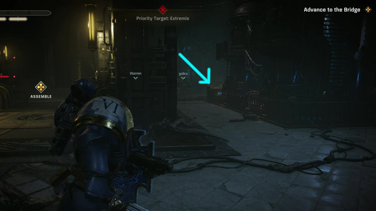 Space Marine 2 Gene Seed locations: Gene Seed 2 location.