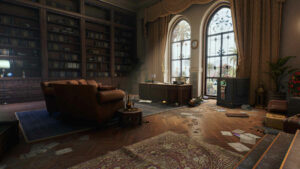 Deltsa Force Hawk Ops Twitch Drops: Picture of a middle eastern looking office complex building from a game.