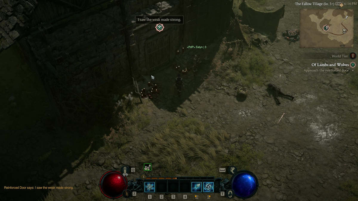 Diablo 4 Of Lambs and Wolves quest bug fix