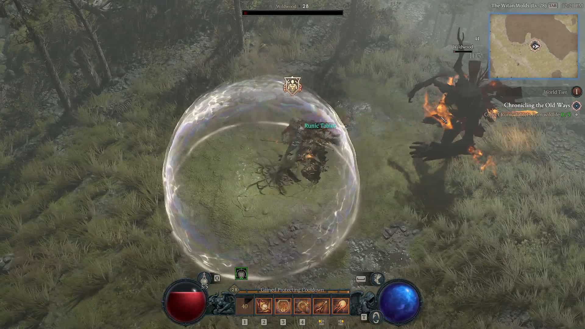 How to collect Runic Tablets from wildlife in Diablo 4 - Chronicling the Old Ways quest