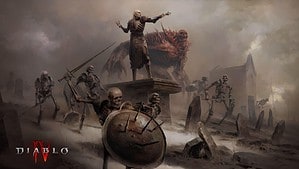 Diablo 4 open beta artwork of Necromancer